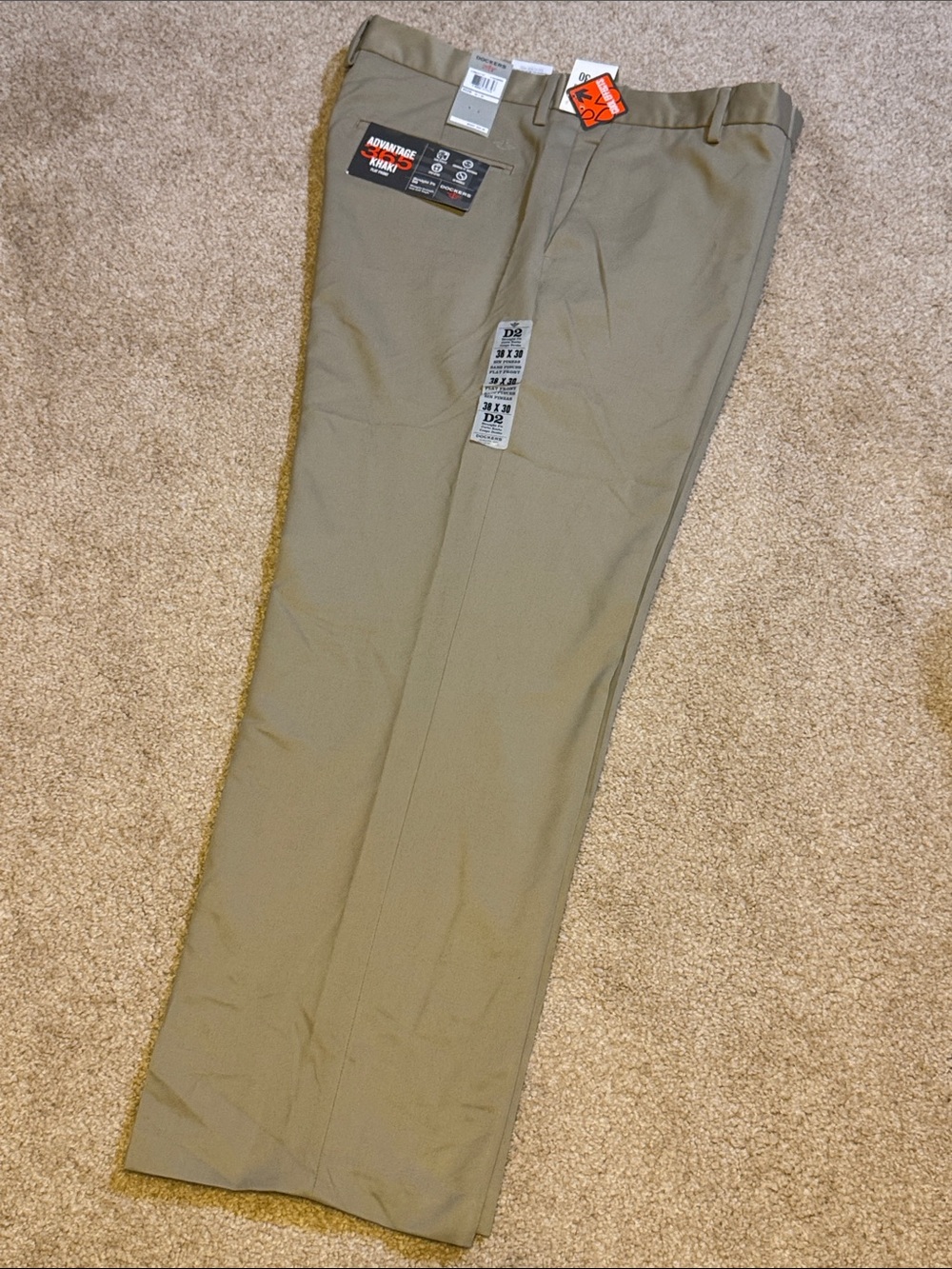 Dockers Men’s Advantage 365 Khaki Flat Front Pants